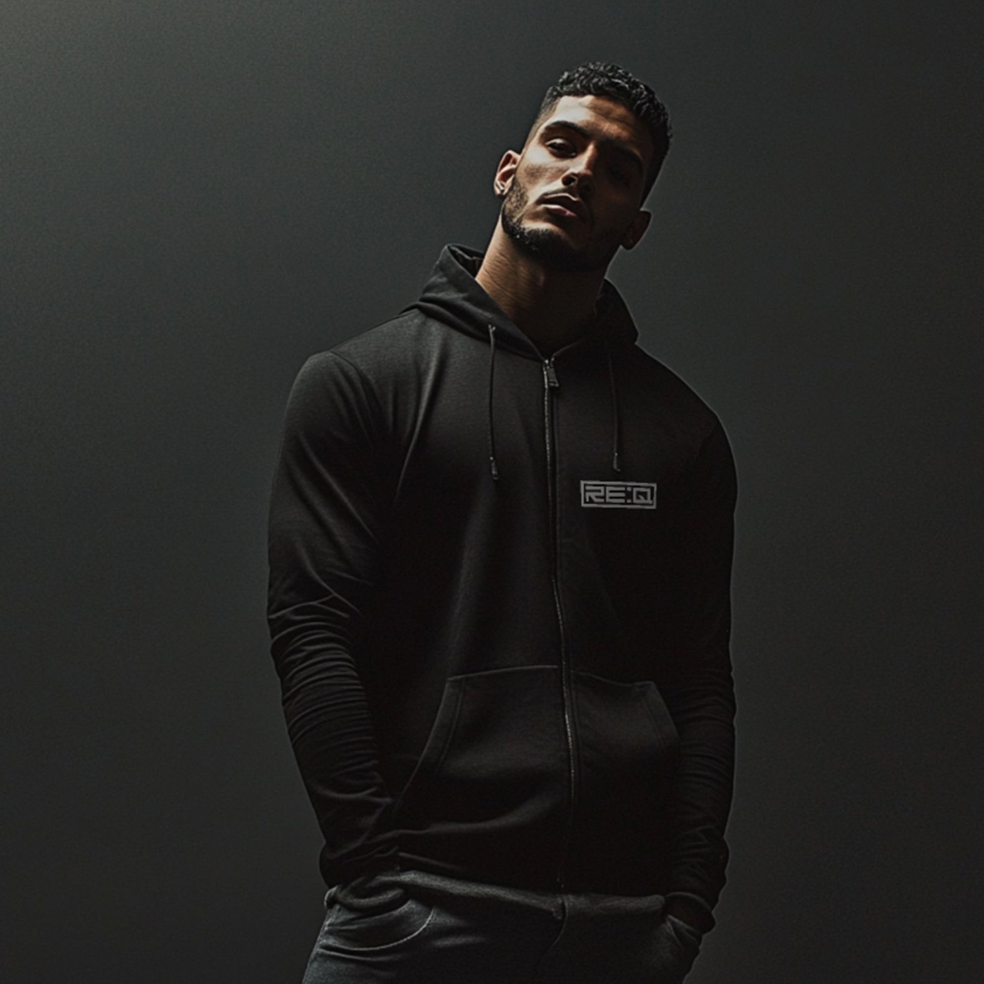 RE Logo zip hoodie